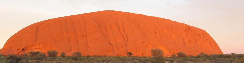 Uluru at sunrise